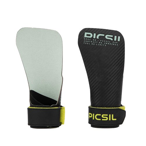 PICSIL Hawk Grips+ Wristbands + Bag, Use Without Magnesium, Grip on All Supercies and Bars, Designed for All Athletes, Crosstraining Gloves (Moonless, G+)