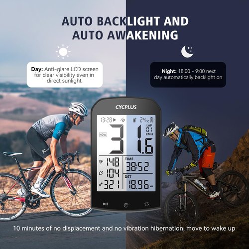 CYCPLUS Bike Pump AS2 + GPS Bike Computer M1