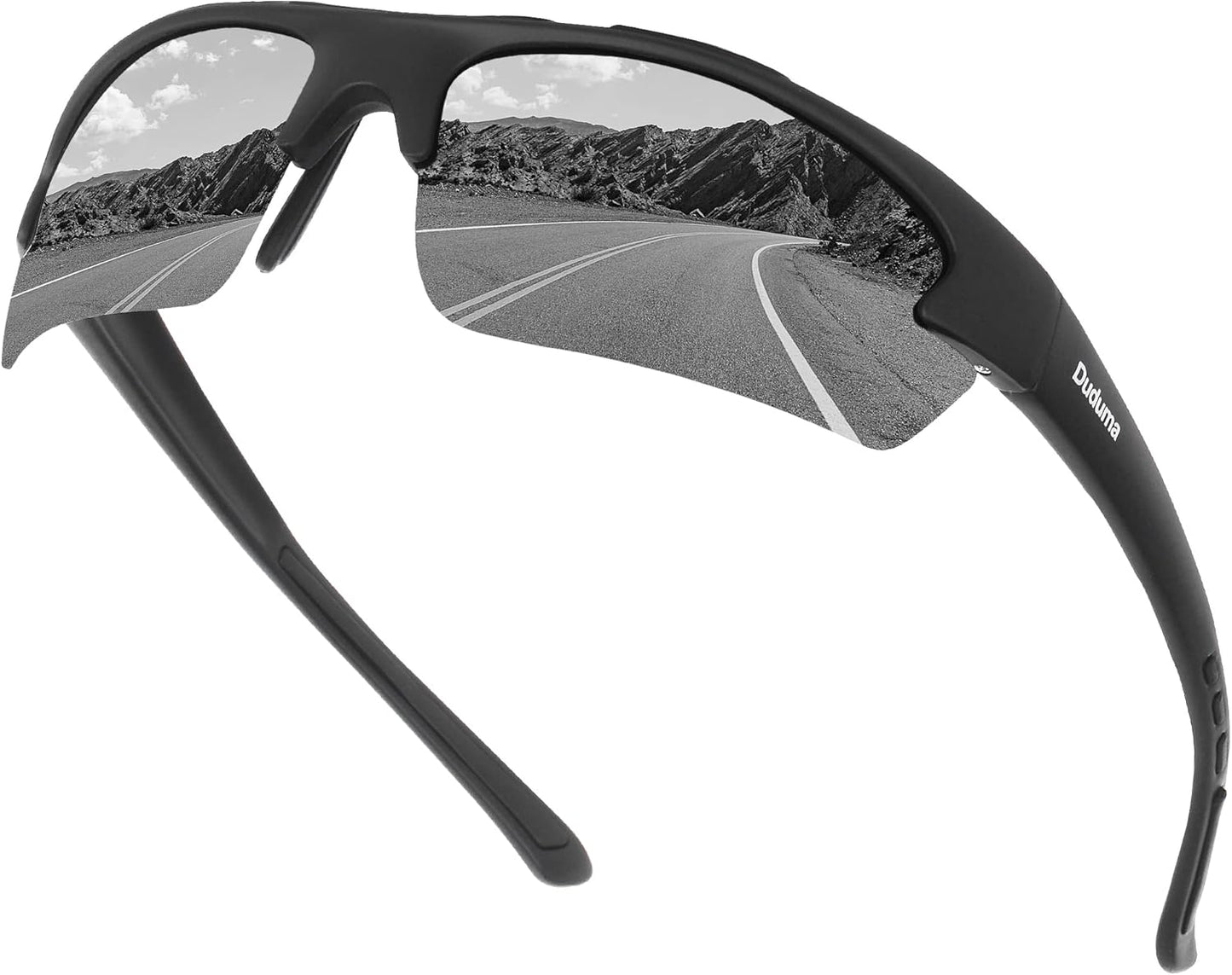 Polarized Sports Sunglasses for Men - Lightweight Tr62 Frame for Fishing, Cycling, Golf & Running
