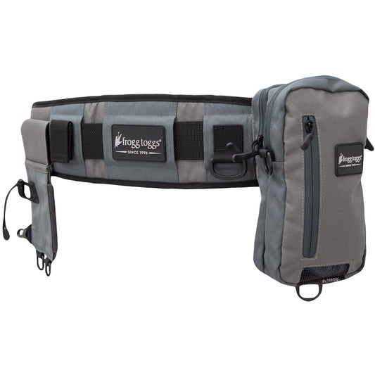 FROGG TOGGS Pursuit Fishing Wading Belt for Quick Tackle Access, Solid Elements