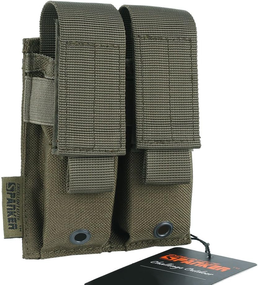 EXCELLENT ELITE SPANKER Molle Single/Double Pistol Mag Pouch Tactical Magazine Pouch Tool Organizer Holder