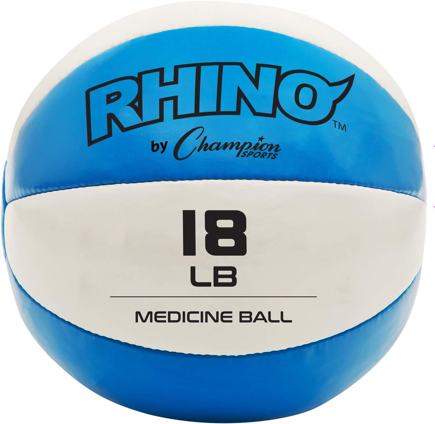 Champion Sports Exercise Medicine Balls, Leather with No-Slip Grip - Weighted Med Ball Set for Weight Training, Stability, Plyometrics, Cross Training, Core Strength - Multiple Styles