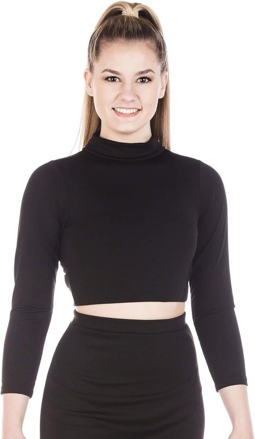 Danzcue Womens' Cheerleading Basic Bodyliner Top Sportswear Body Suits