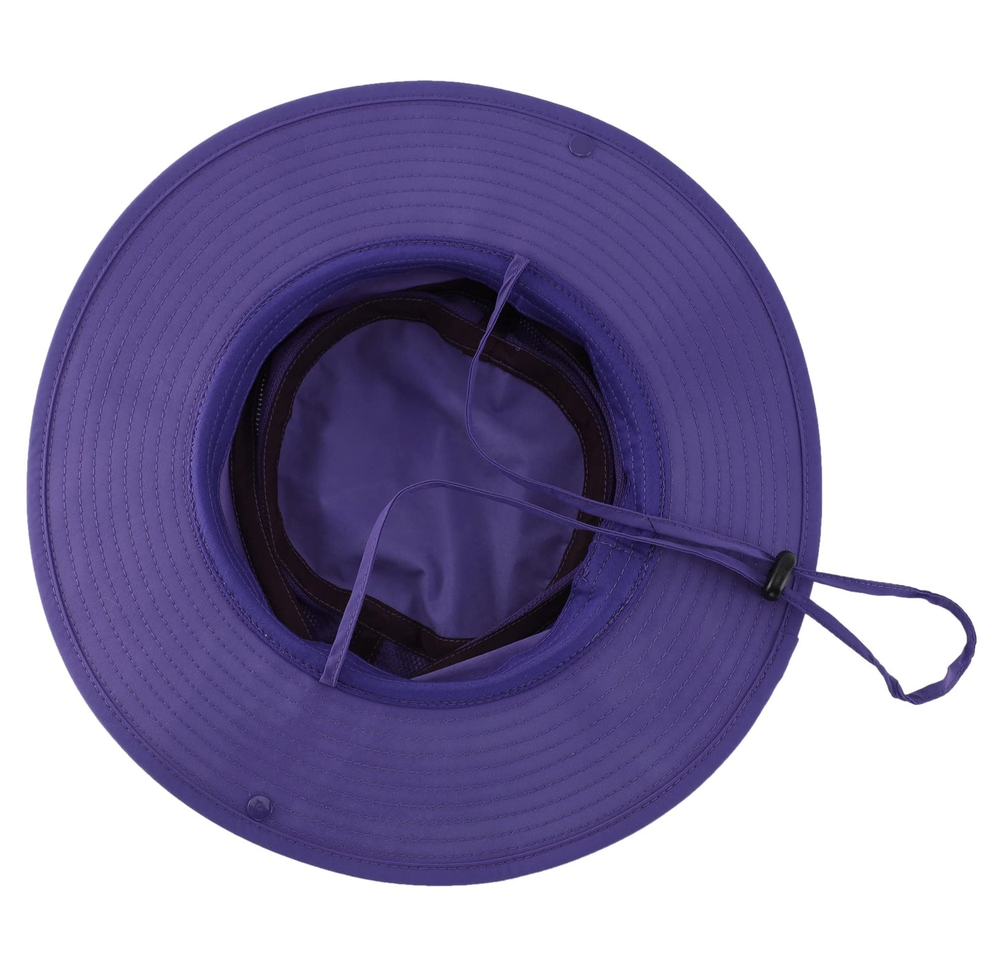Connectyle Outdoor Mesh Sun Hat Wide Brim UV Sun Protection Hat Fishing Hiking Hat (Purple)
