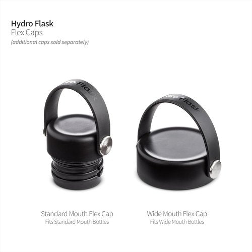 Hydro Flask Standard Mouth Flex Cap - Black