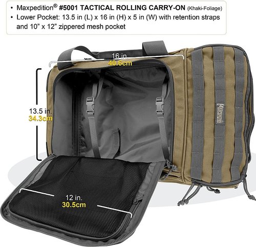 MAXPEDITION Gear Tactical Rolling Carry-On
