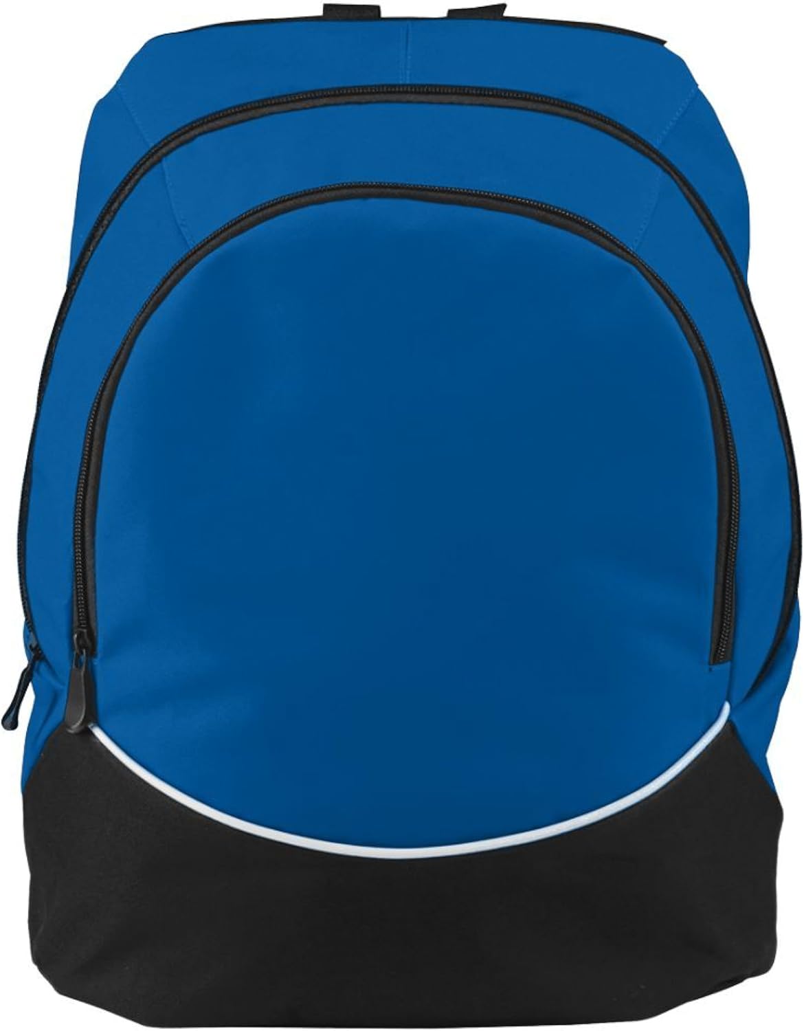 Tri-Color Large Backpack for Sports & Travel - Purple/Black/White by Augusta Sportswear