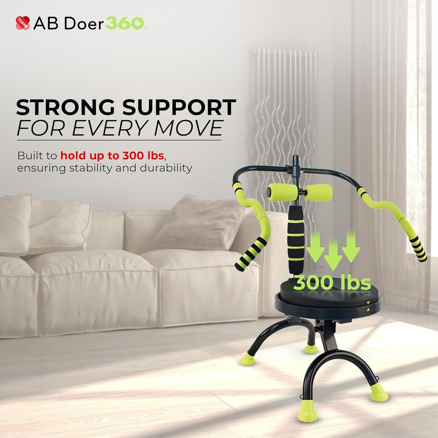 Ab Fitness Machine System Provides An Abdonimal And Muscle Activating Workout with Aerobics to Burn Calories and Workout