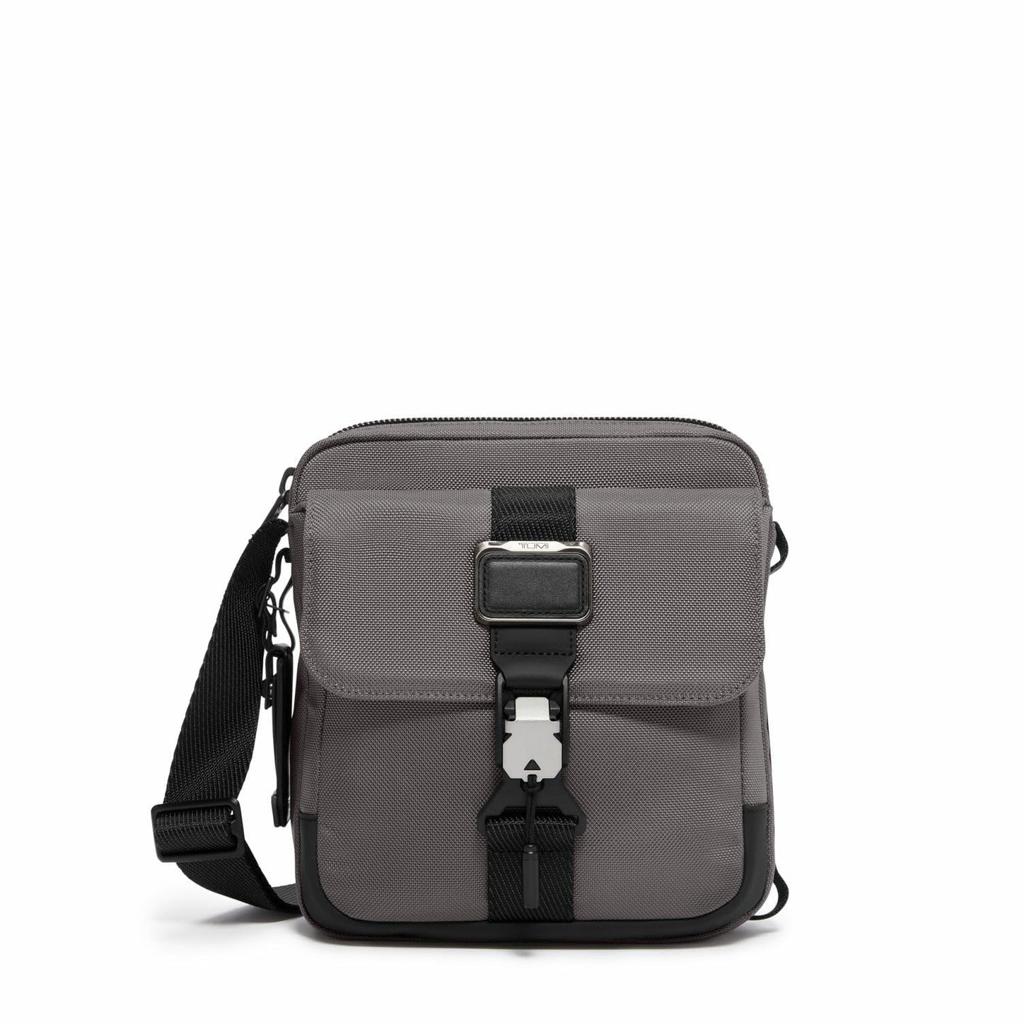 TUMI - Alpha Bravo Junior Crossbody - Premium Crossbody Bag - Small Bag for Everyday or Travel - 9.5" X 8.8" X 2.8" - Charcoal