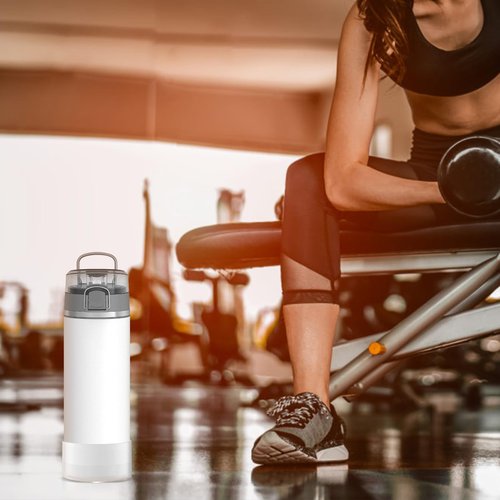 Linkidea 2 Pack Water Bottle Boot Compatible with Thermos ICON Series 24oz, Silicone Waterbottle Bottom Bumper Protector (Clear White)