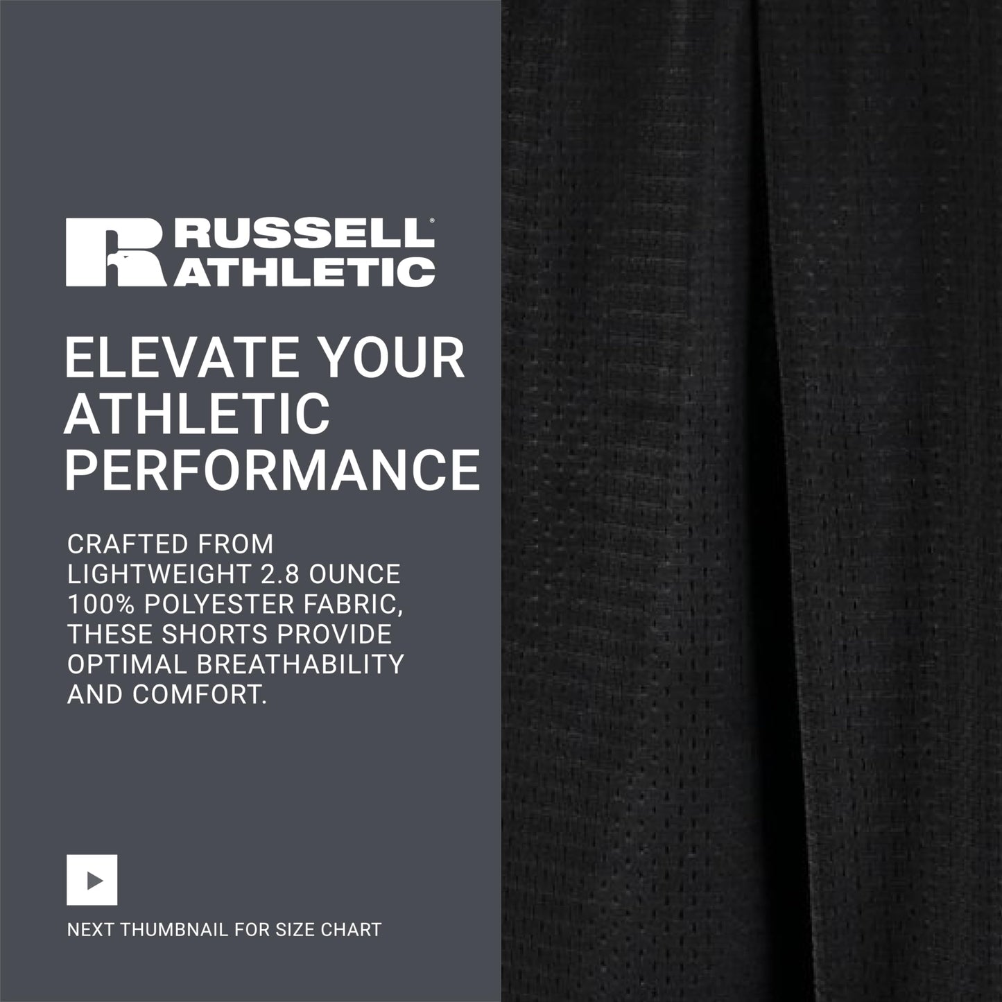 Russell Athletic Men's Mesh Pocket Short