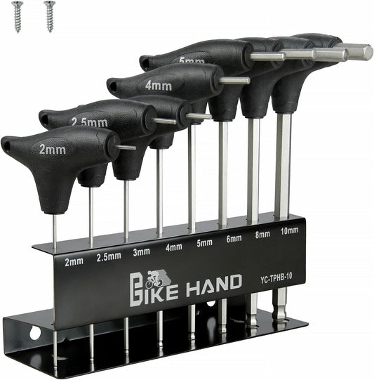 BikeHand Heavy Duty Precise Bike Bicycle Twin Head Hex Allen Wrenches Set