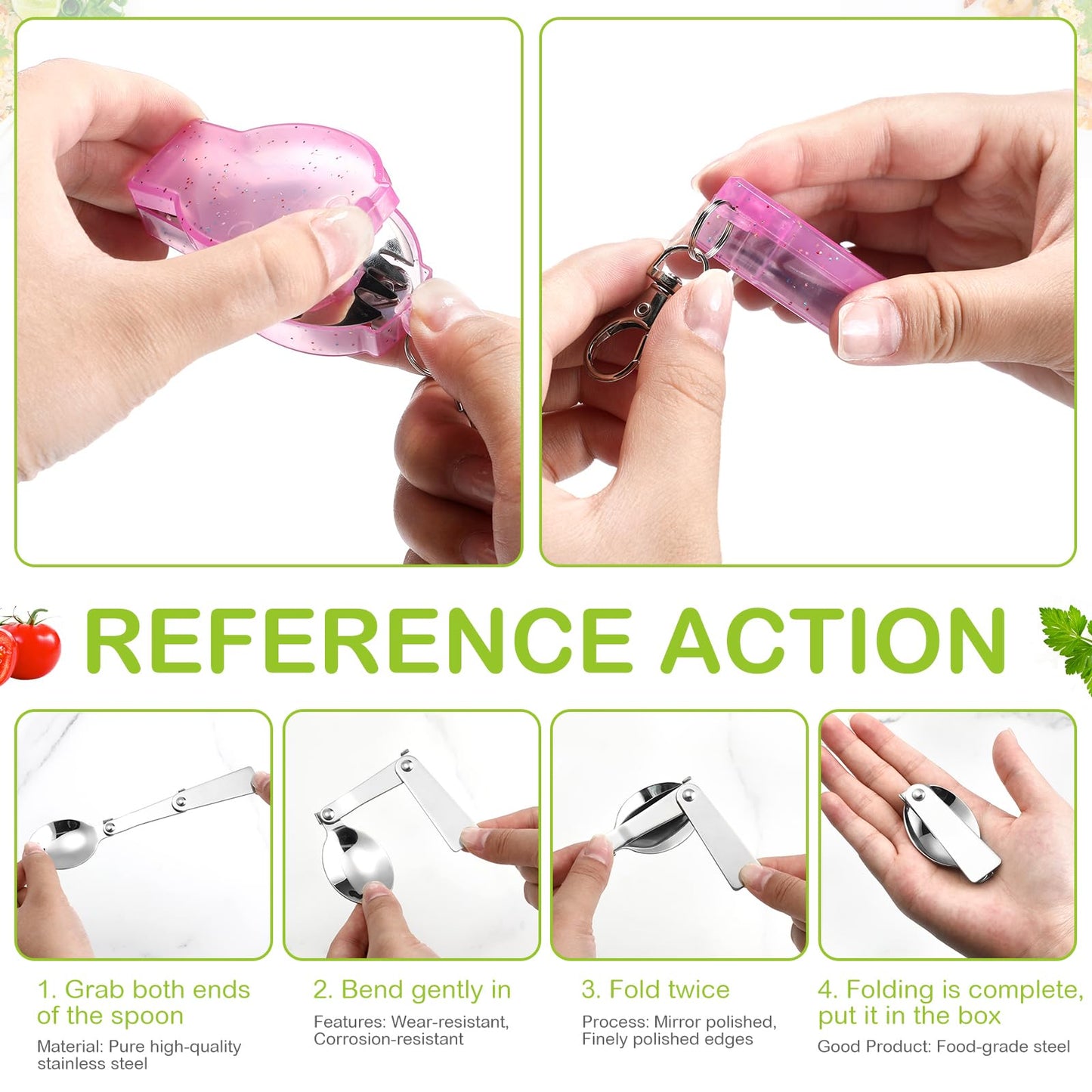 4 Sets Large Camping Bowl with Lid 41 oz Collapsible and Foldable Fork Silicone Lunch Box Salad Bowl Expandable Food Storage Container Travel for Hiking Camping