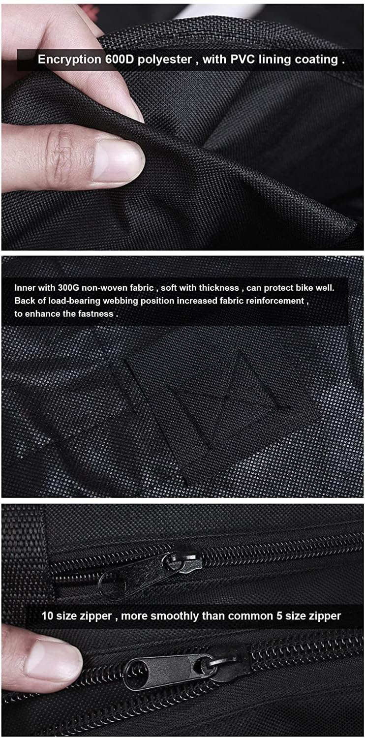 Folding Bike Bag 14 inch to 20 inch Bicycle Travel Carrier Case Box Carry Bag Pouch Bike Transport Case