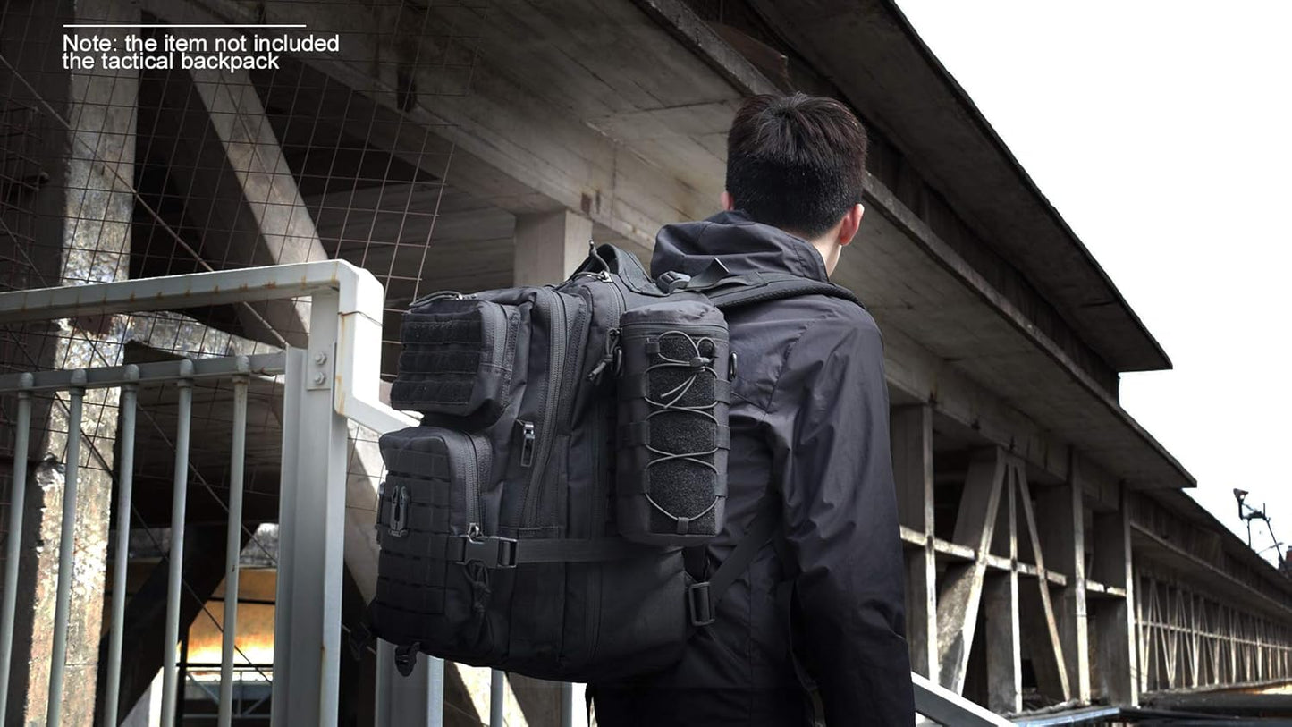 AMYIPO Water Bottle Pouch Molle Tactical Holder Storage Bag for 32oz Carrier