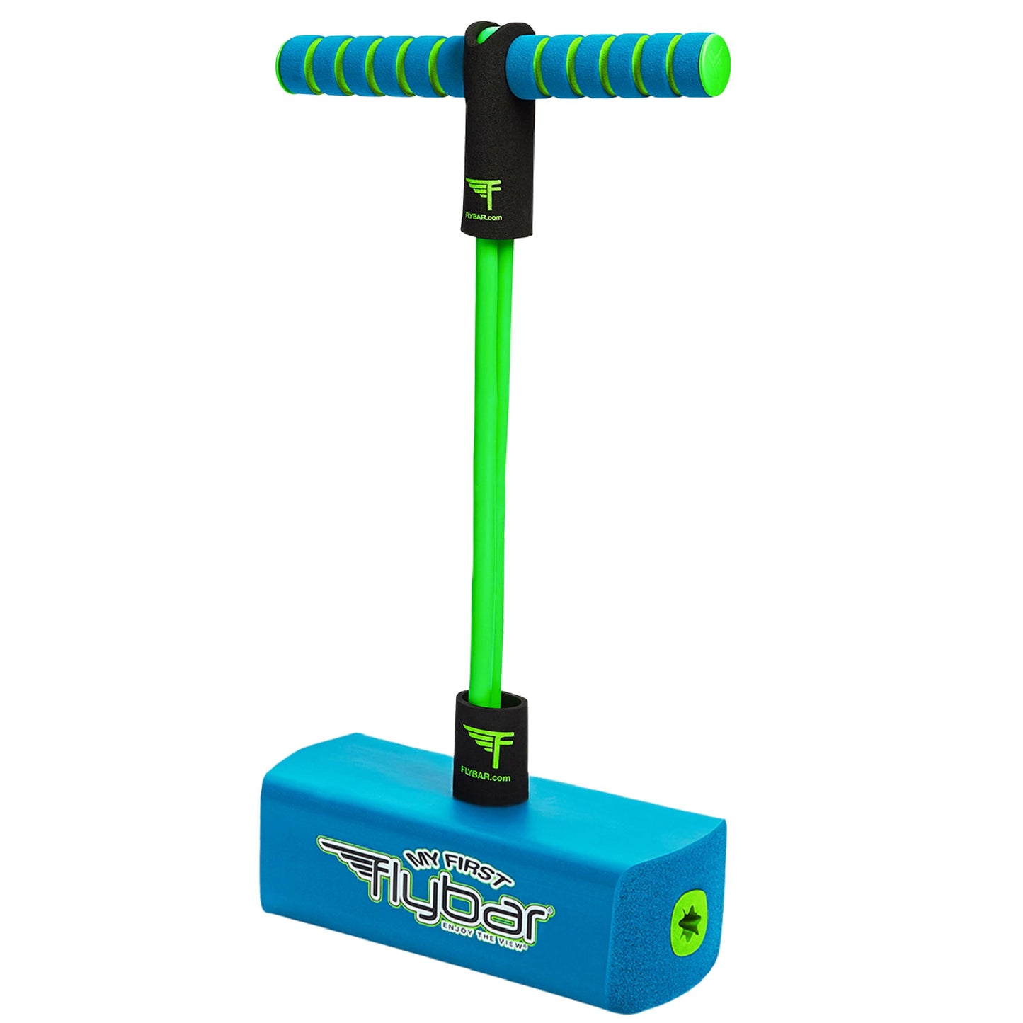 Flybar My First Foam Pogo Jumper for Kids Fun and Safe Pogo Stick,Durable Foam and Bungee Jumper for Ages 3-and up Toddler Toys,Supports up to 250lbs (Blue),(Pack of 6)