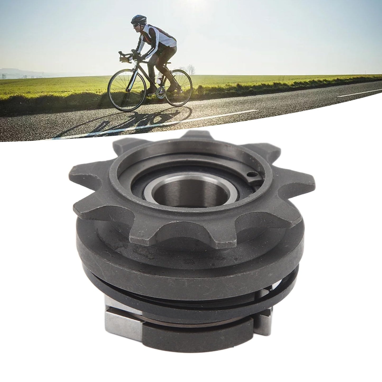 Single Speed Freewheel Flywheel 9T Single Speed Folding Flywheel Sprocket Gear Cycling Modified Accessory for Mountain Road