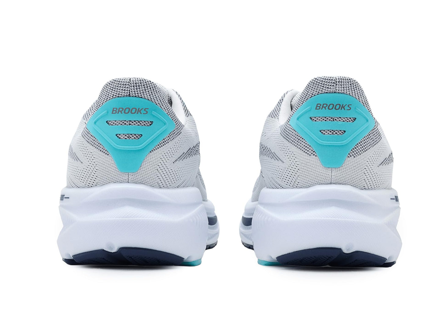 Brooks Men's Ghost 17 White/Beacon Blue/Ipanema 11.5 Medium