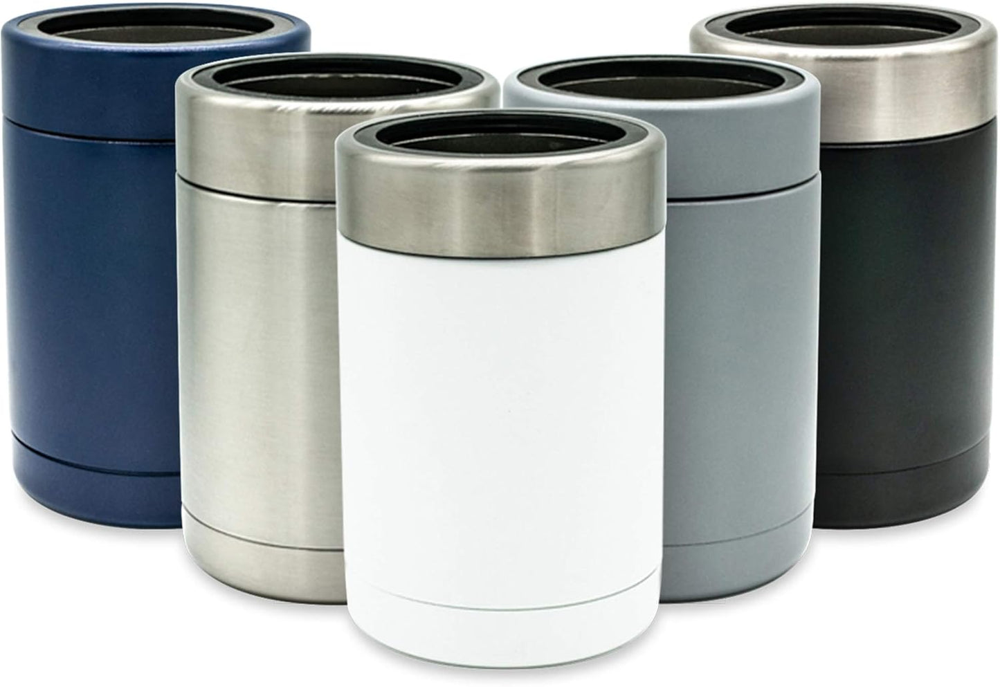 Tahoe Trails 12 oz Stainless Steel Double Wall Vacuum Insulated Can Cooler (Blue)