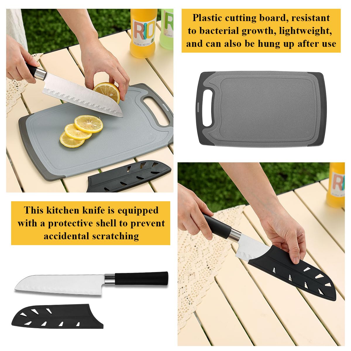 HOMQUEN Camping Essentials Camping Gear Must Haves，Cooking Utensils Set Rv Camping Accessories，Camper Gadgets for Outdoor Hiking Travel Picnic Barbecue Gifts