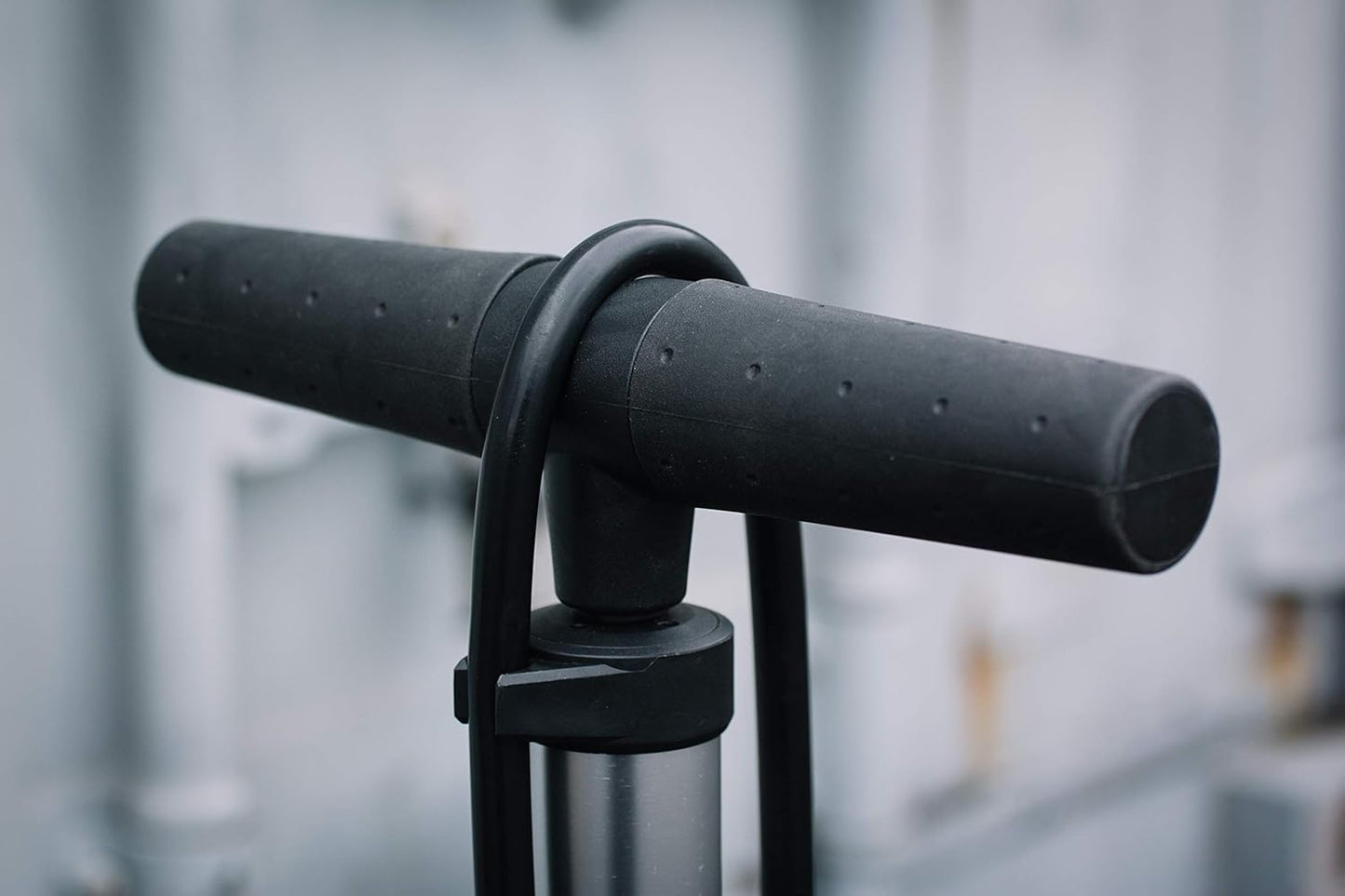 Air Handler Bike Floor Pump by BIKETUBE BRAND – High Pressure Bicycle Pump with Industrial Gauge – Fits Presta & Schrader Valves – Kraton Grip – Road, MTB, Gravel, Hybrid Bike Accessory