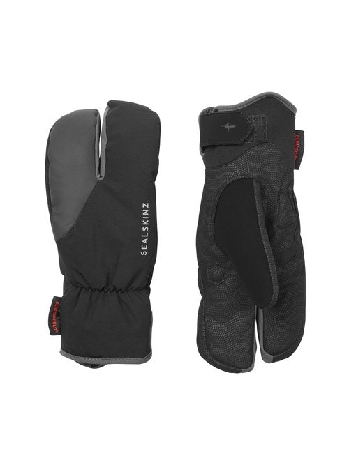 Barwick Waterproof Extreme Cold Weather Cycle Split Finger Glove | Black | X-Large