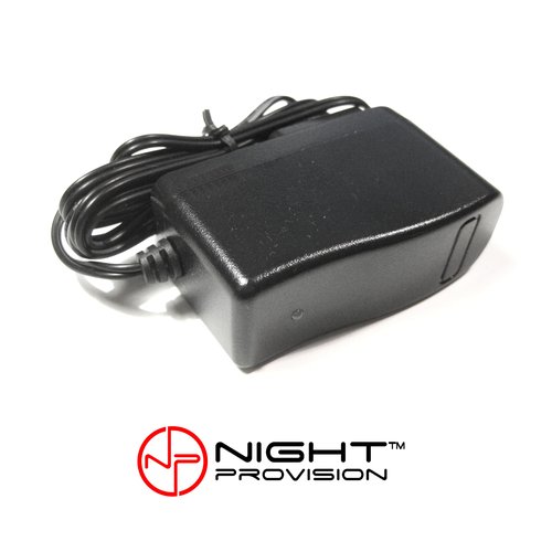 Night Provision 8.4v Battery Charger with Full Charge Indicator. Works with All Bike Light Sets Using 7.6-8.4v Battery Packs Using 2.1mm 5.5mm Connectors