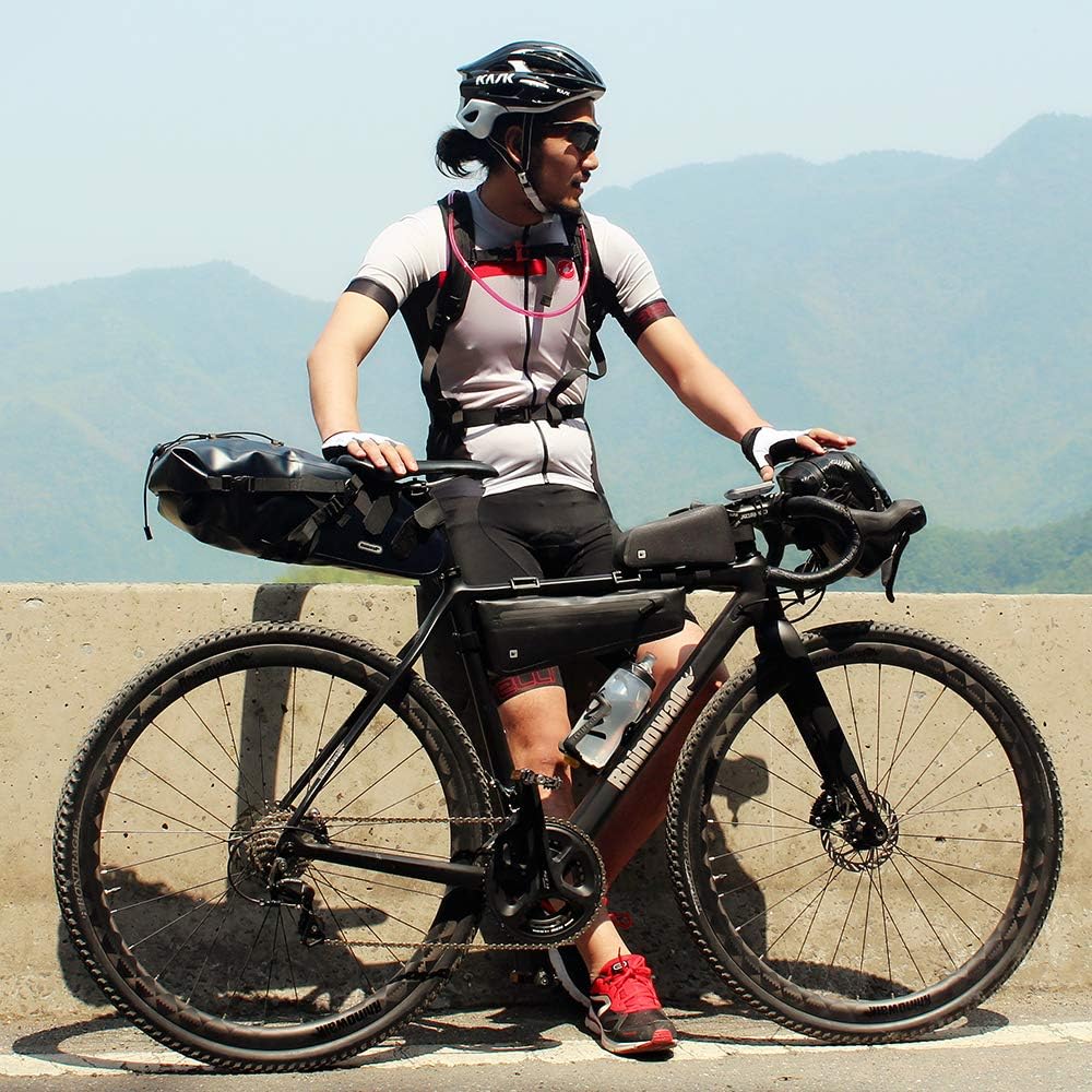 Rhinowalk Professional Cycling Accessories - Waterproof Triangle Bag for Bike Frame, Under Tube, Small