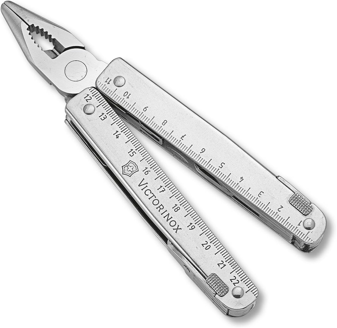 Victorinox Swiss Army Swisstool with Nylon Pouch Stainless Steel, 115mm