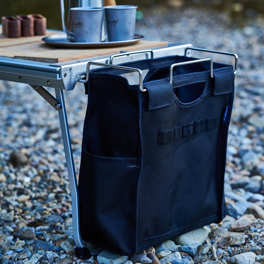 AREFFA Portable Outdoor Storage Bag - Waterproof Side Pockets for Camping Table, Organizes Utensils & Accessories