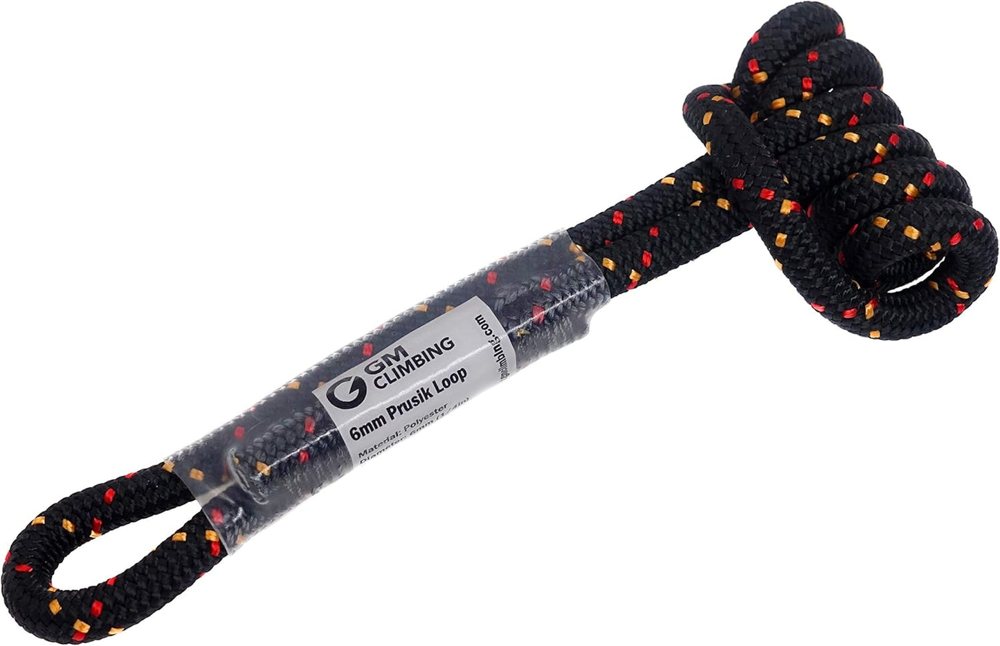 GM CLIMBING 6mm Prusik Cord Pre-Sewn 12in Prusik Loop for Climbing Arborist Rescue Mountaineering General Outdoor Use