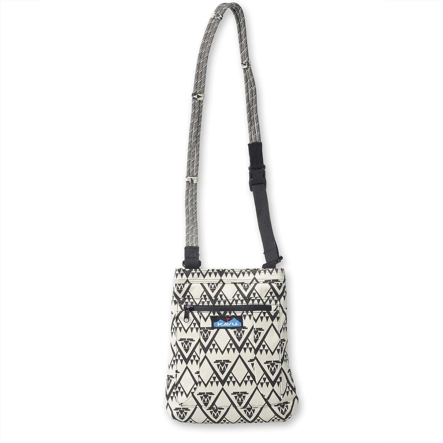 KAVU Keepalong Semi Padded Sling Canvas Rope Crossbody Bag
