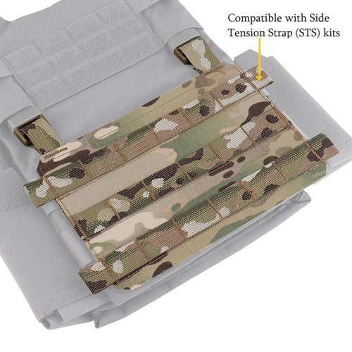 GYDEHUTJ Molle Placard Hoop and Loop Front Flap Hanging Panel for Tactical Chest Rig Huntting Vest Plate Carriers
