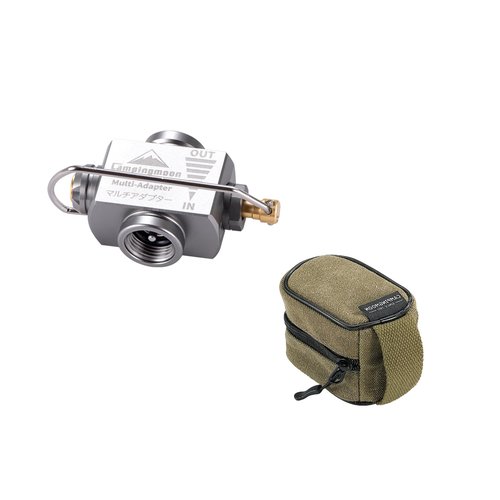 Camping Gas Refill Adapter Z15 with Little Canvas Storage Bag