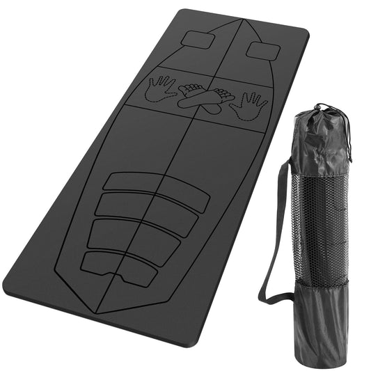 JellyArch 6 x 2.2 ft Surf Mat with Storage Bag Non-slip Rubber Yoga Mat Surf Training Accessories for Women Men Workouts Indoors