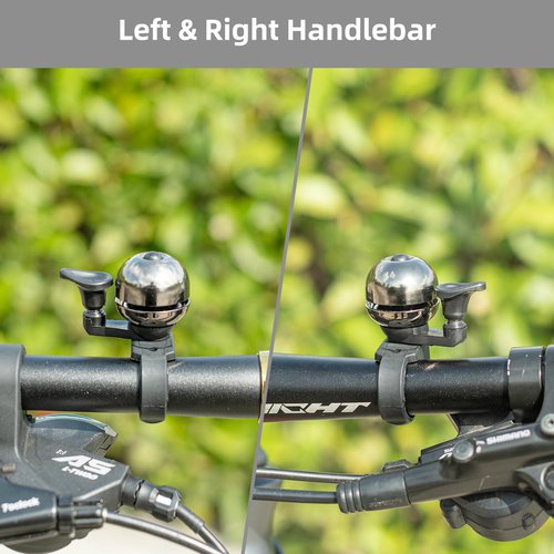 ROCKBROS Bike Bell Classic Bicycle Bell Loud Sound Mountain Bike MTB Bells Bell for Bike Ring Bell for Adults for 0.82-0.86in/21-22mm Bike Handlebars…