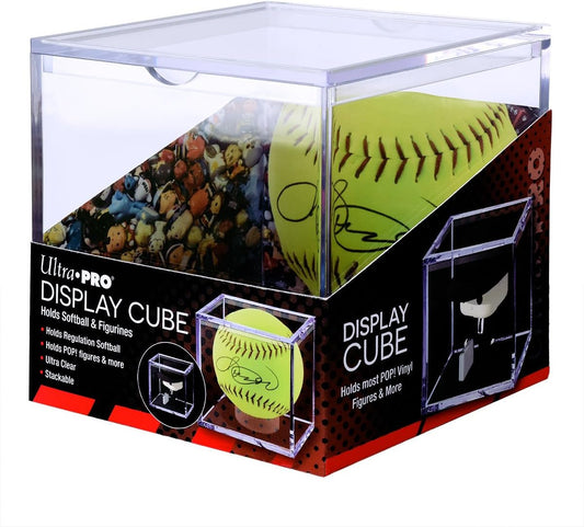 Ultra Pro Softball Display Cube Holder fits Most Vinyl Funko Pop! Figures