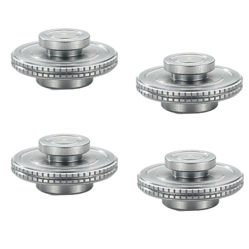 CAMPINGMOON 4pcs Cap for Camping Gas Fuel Canister with EN417 Lindal Valve M-108-4P