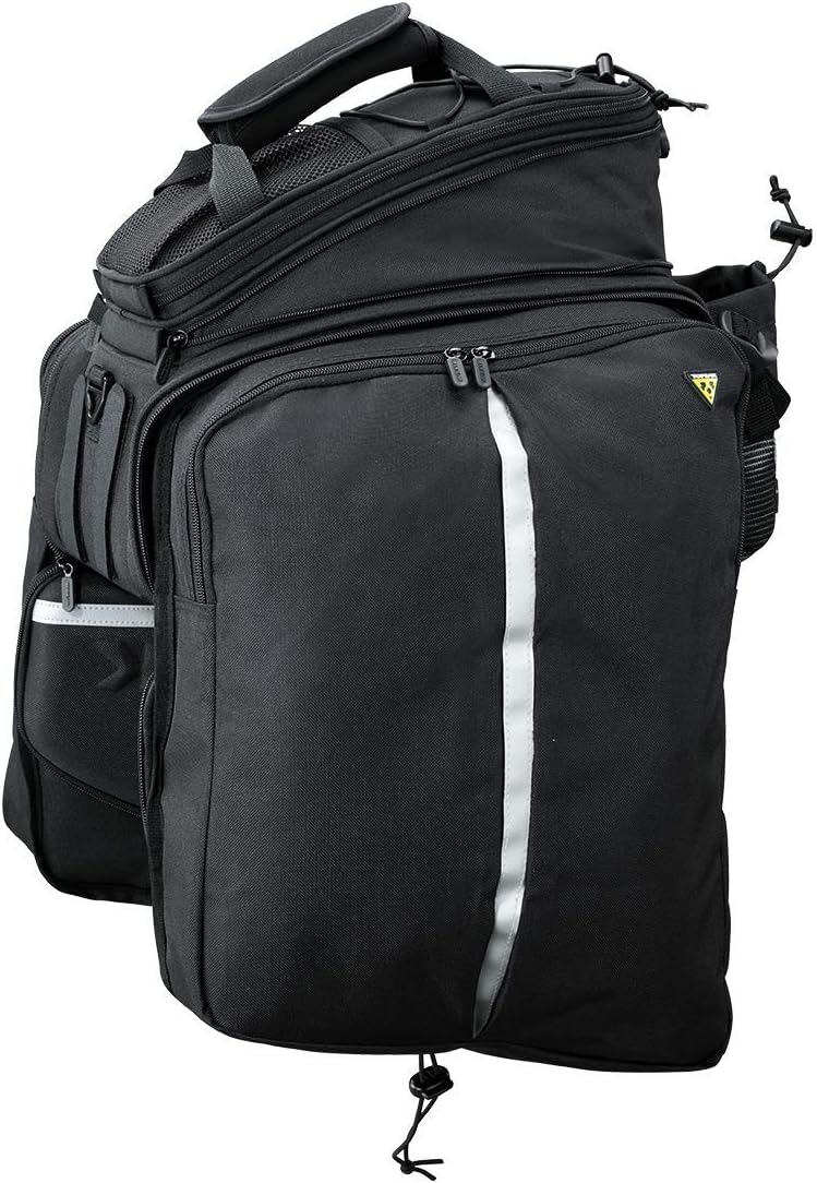 Topeak MTS TrunkBag DXP Rear Bicycle Bag with Expandable Panniers, Strap Mount