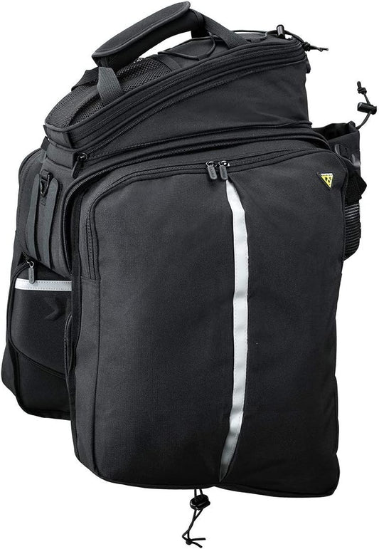 Topeak MTS TrunkBag DXP Rear Bicycle Bag with Expandable Panniers, Strap Mount