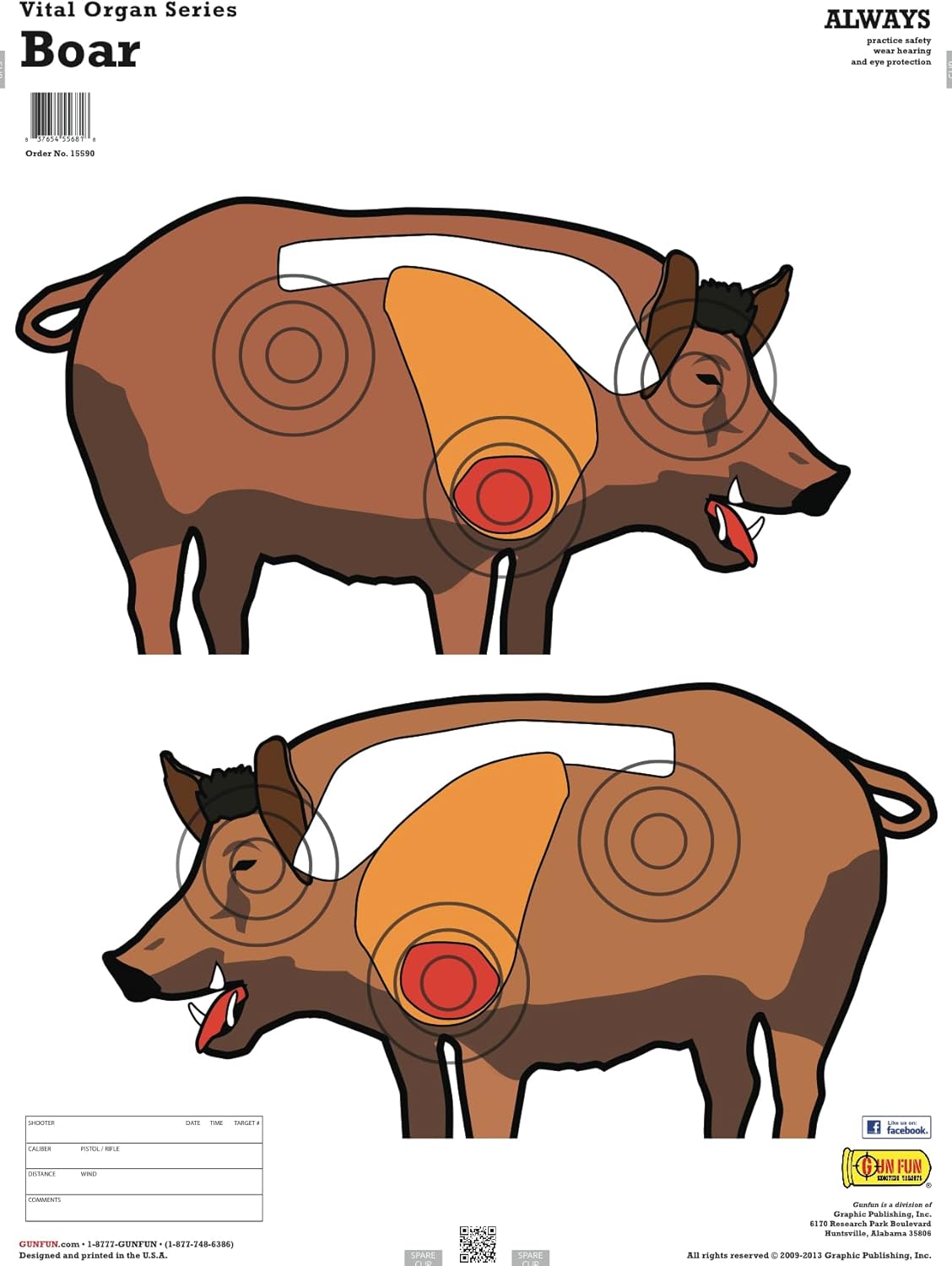 Animals with Vital Organs Series - 19" x 24" 10 Pack