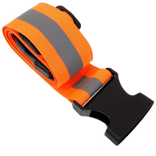Sosoport Running Belt Waist Belt Reflective Elastic Band Sash Running Safety Gear Light Up ning Lumbar Support for Men Women Orange