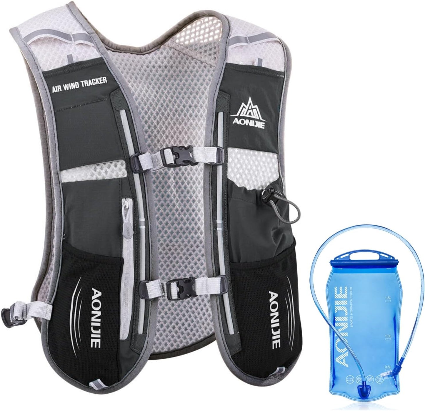 TRIWONDER 5L Running Hydration Vest Pack Backpack for Women Men 5.5L Runner Trail Race Marathon Triathlon Cycling Jogging Hiking Gym