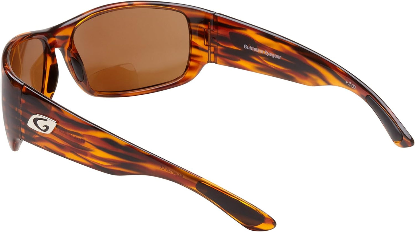 Wake Polarized Bifocal Sunglass with Freestone Brown Lens