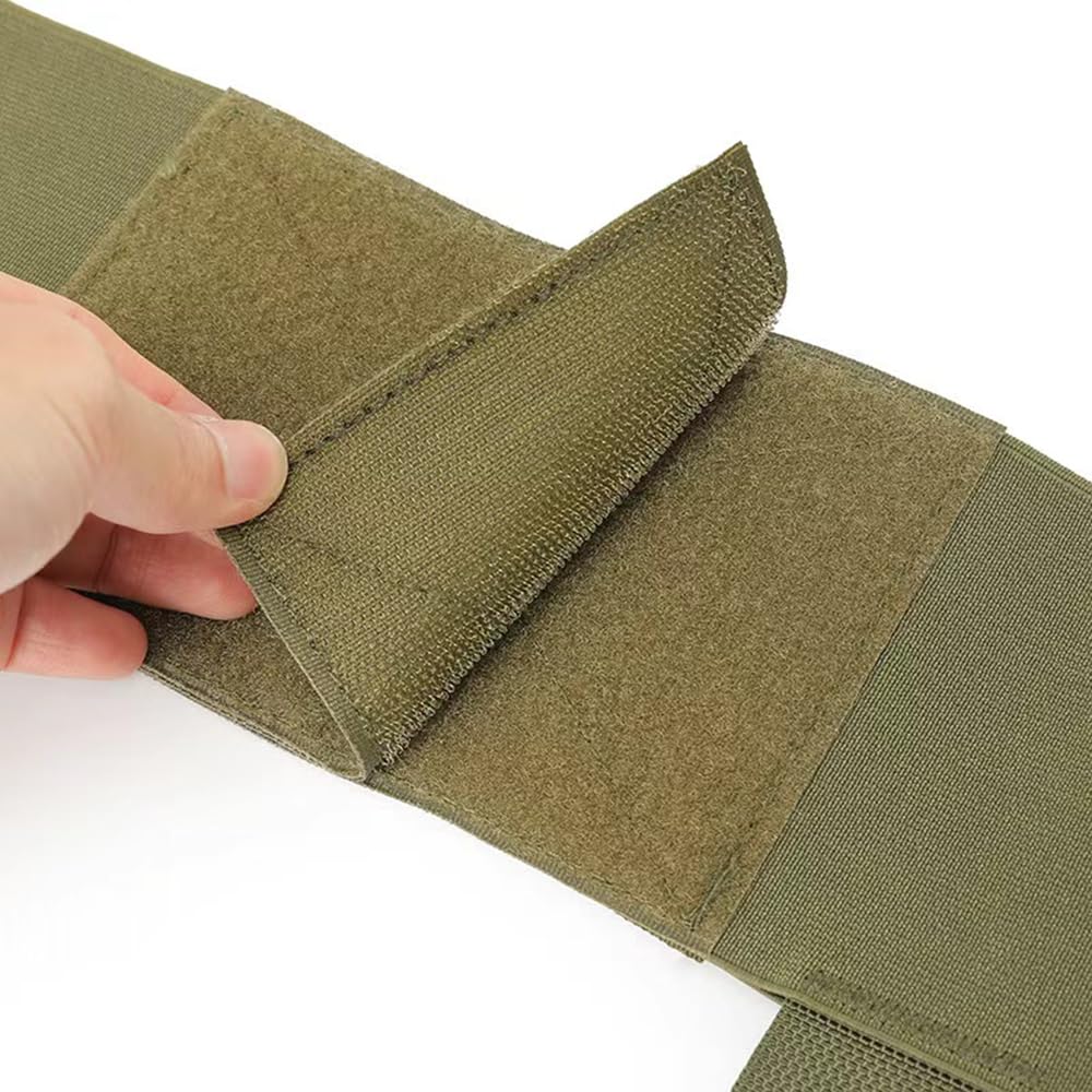 GAZJYUSP Pair of Elastic Tactical Vest Cummerbund Quick Release Mounting Strap for Vest JPC/CPC/LBT/LBX/FCPC with Magazine Pouches (Black)