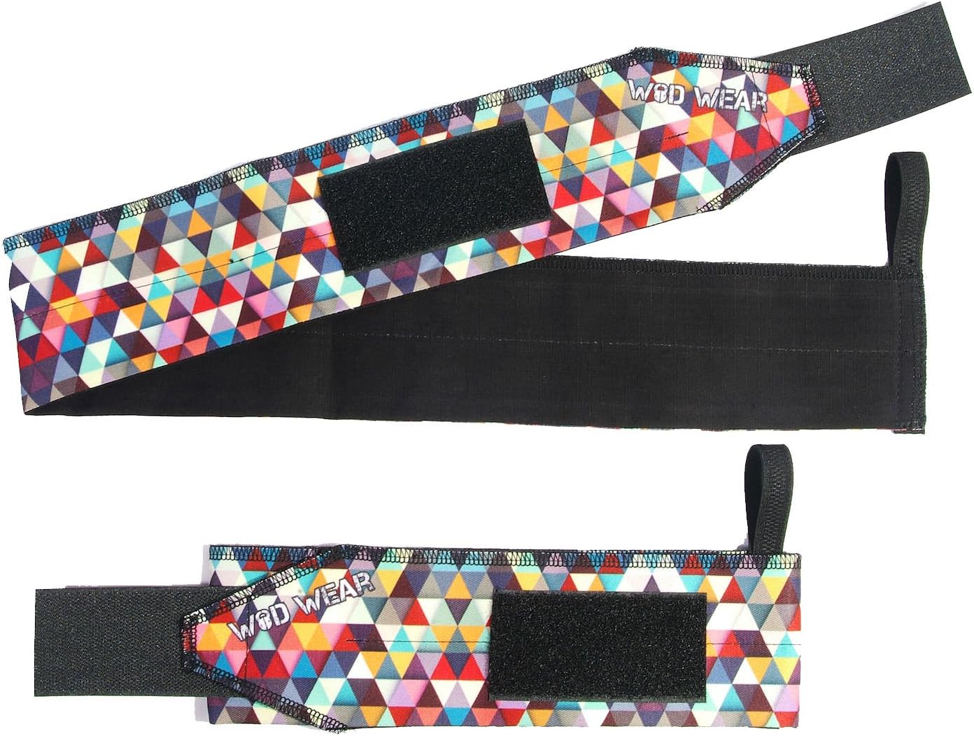 Wrist Wraps with Thumb Loop for Powerlifting, Strength Training, Bodybuilding, Cross Training, Olympic Weightlifting, Yoga - One Size Fits All