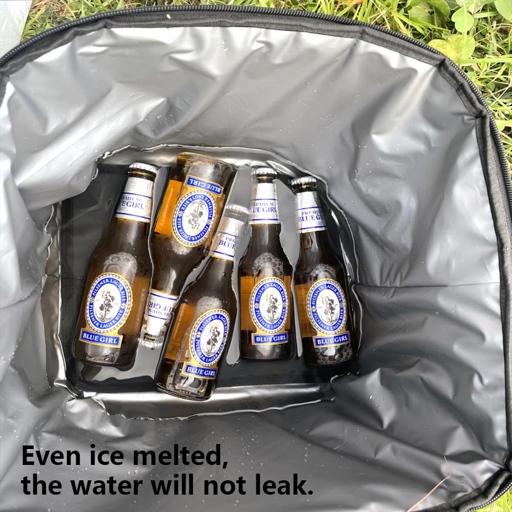 Camping Cooler Tesbeauty Insulated Bags Water Tight Versatile Use Grocery Bags for Tesla Model Y Model X Frunk Organizer Two Bags Shoulder Straps Provided