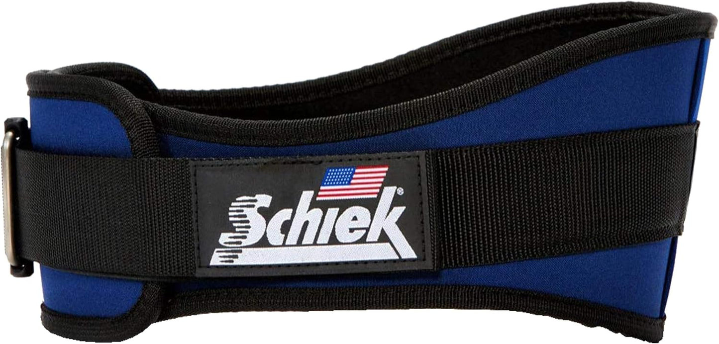 Schiek Sports 2006 Nylon 6 Inches Weight Lifting Belt - Support Belt for Power Lifting