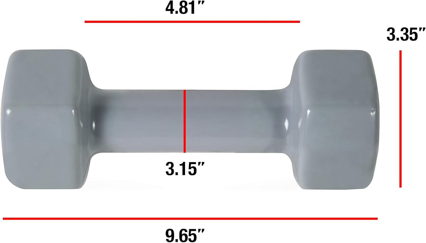 CAP Barbell Vinyl Coated Dumbbell | 1-15 LB Single or Pair