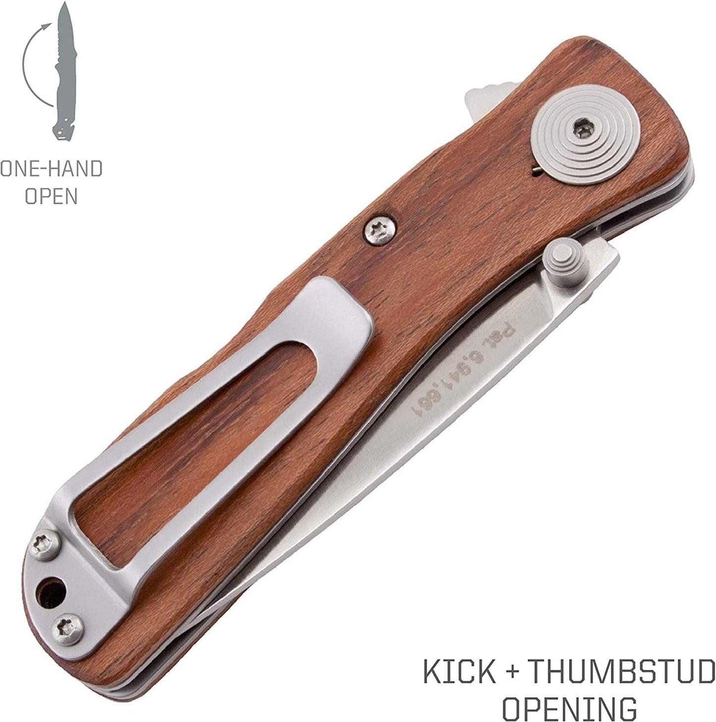 SOG Twitch II Drop Point 2.65in Everyday Carry Portable Compact Well-Rounded Camping Pocket Folding Knife | AUS-8 Steel Blade